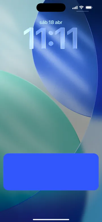 Pantalla bloqueada de iPhone con la Actividad en vivo de Culturista