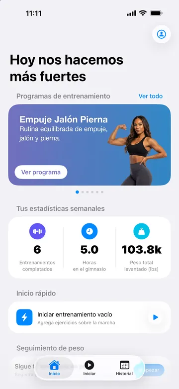 Pestaña Inicio con el tema Claro